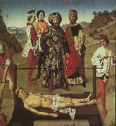 Dieric Bouts The Martyrdom of St.Erasmus oil on canvas